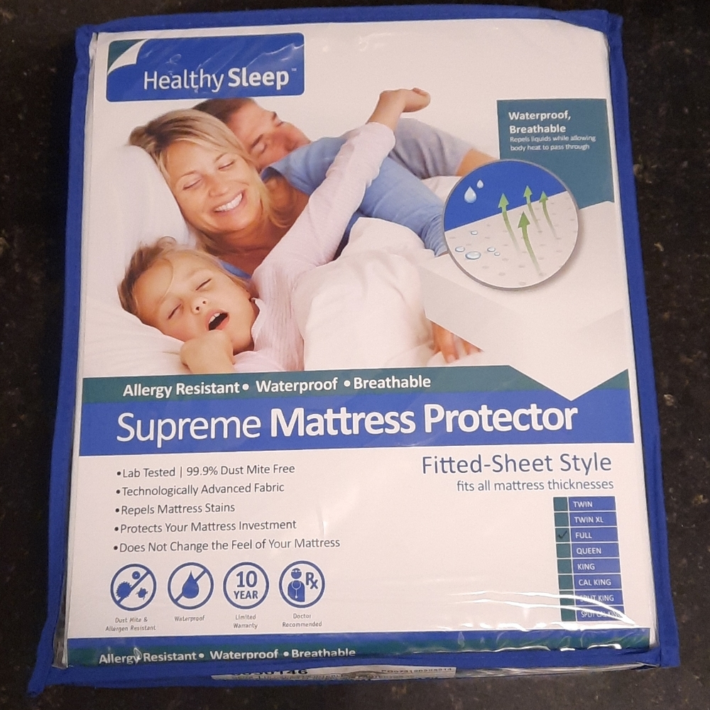 Full Size Mattress Protector by Healthy Sleep
